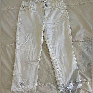 White gap kids jeans size 10